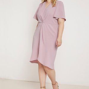Eloquii Twist Front Dress